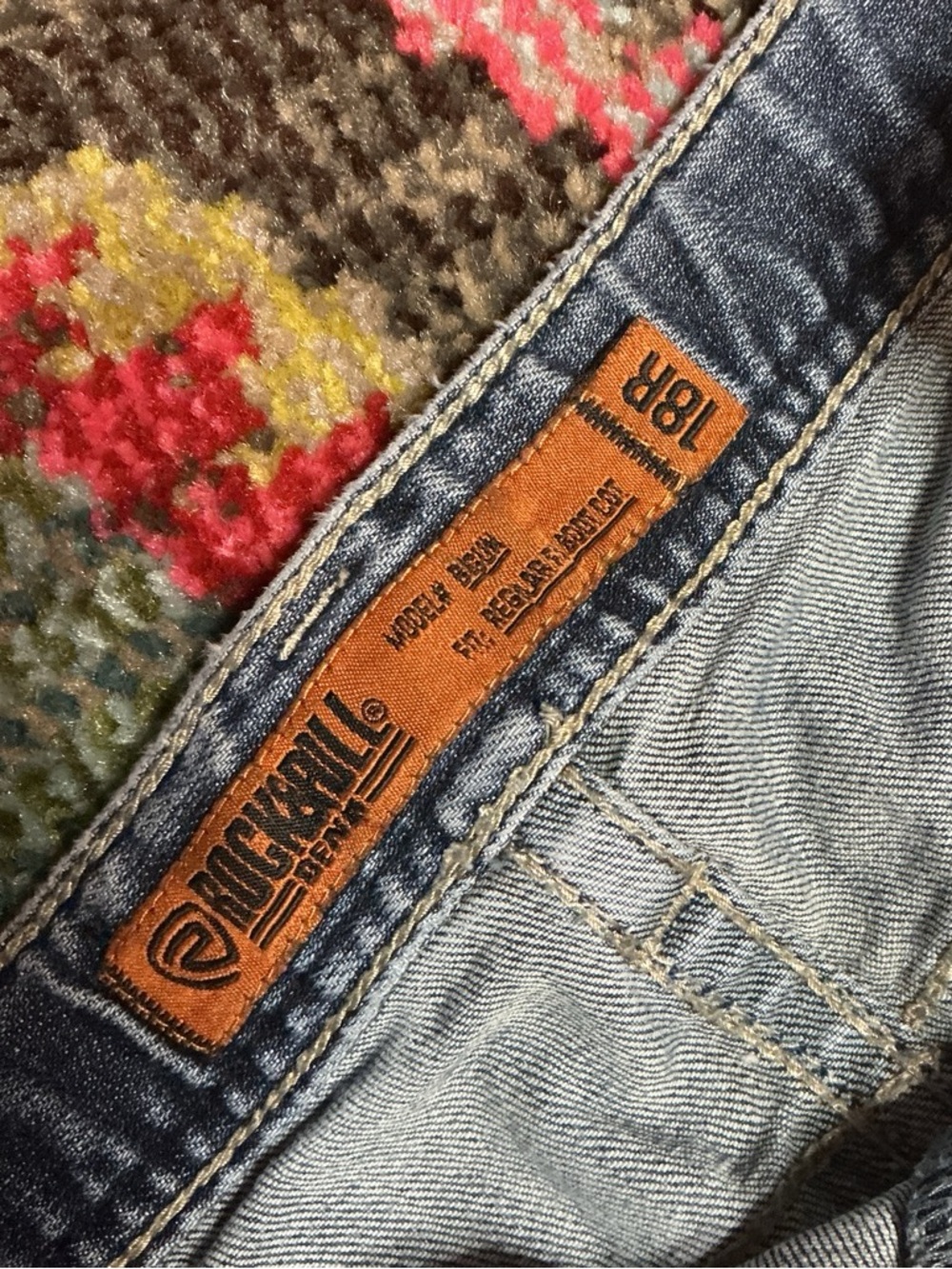 Rock & Roll Denim Jeans boys Size 18R bootcut regular fit